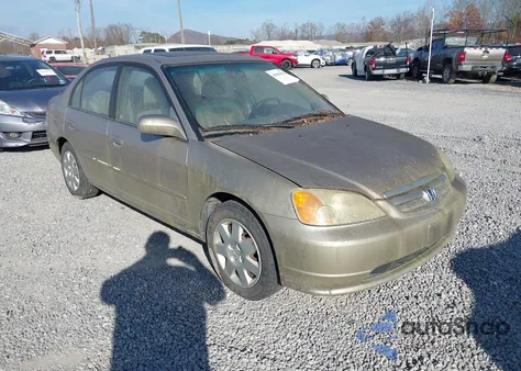 2001 Honda Civic Ex from USA, damaged, VIN 2HGES257X1H534056